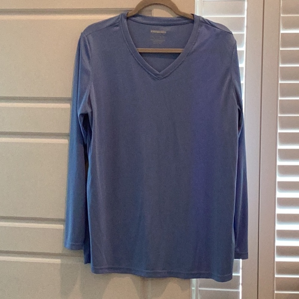Amazon Blue Polyester Shirt